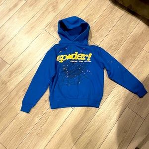 Blue Sp5der Hoodie